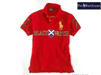 polo t-shirt deux char shield,polo tee shirt sleeve short hommes femmes rouge